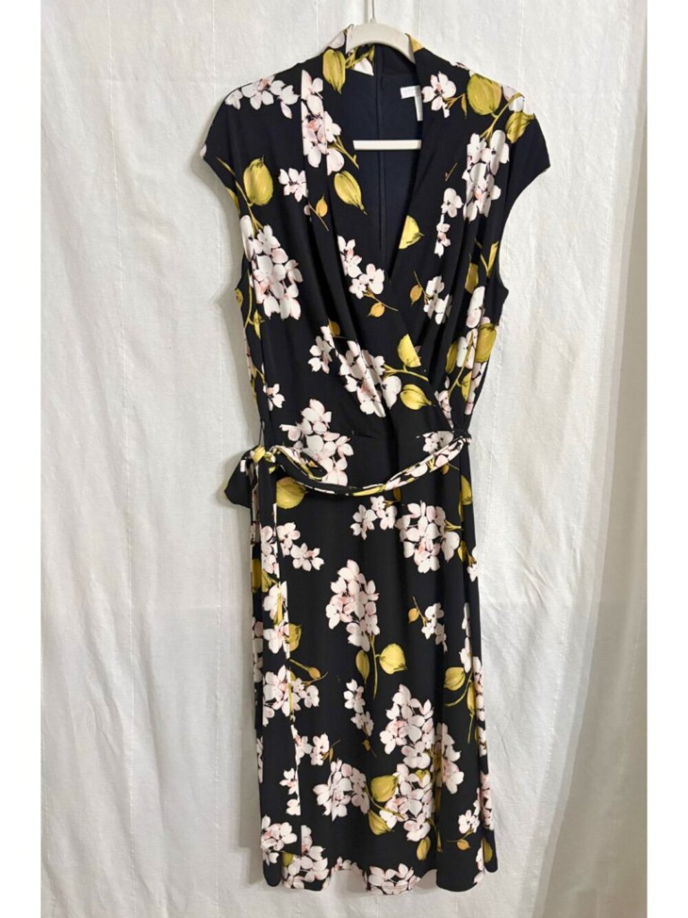 Floral Sleeveless Jersey Dress